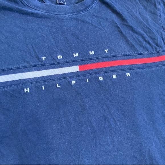 Men’s Tommy Hilfiger T-shirt size large navy - Picture 2 of 3